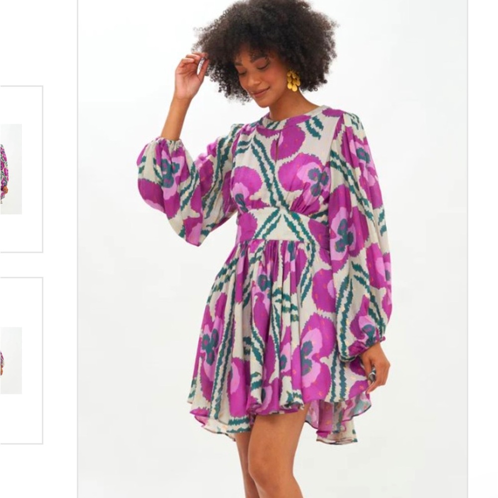 Oliphant Balloon Waisted Mini, Patola Purple